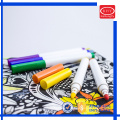 Christmas Promotional Gift ASTMD4236/EN71 Certification Non-toxic to Skin Drawing, Dooling Texitile Marker Pens